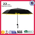 China Suppliers Soem-fördernde Geschenk-Qualitäts-monogrammierter stärkster Strand-Wind-beständiger kleiner Sonnenschutz-Falten-Regenschirm